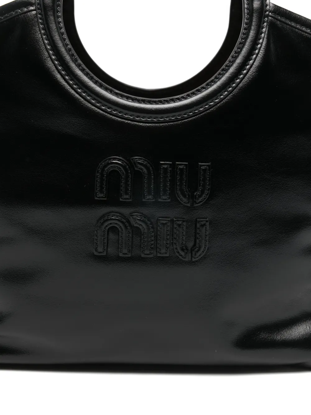 Miu Ivy shopper Zwart