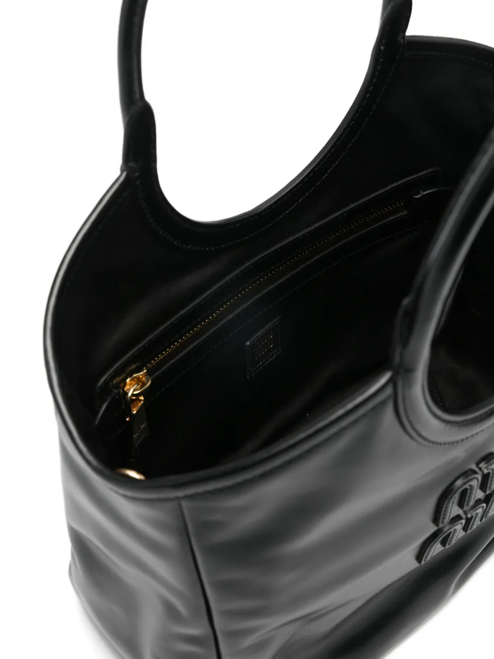 Miu Ivy shopper Zwart