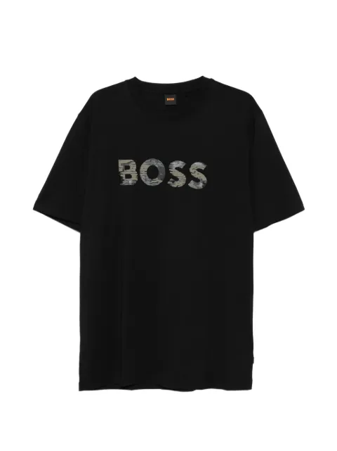 BOSS T-Shirt mit Camouflage-Logo
