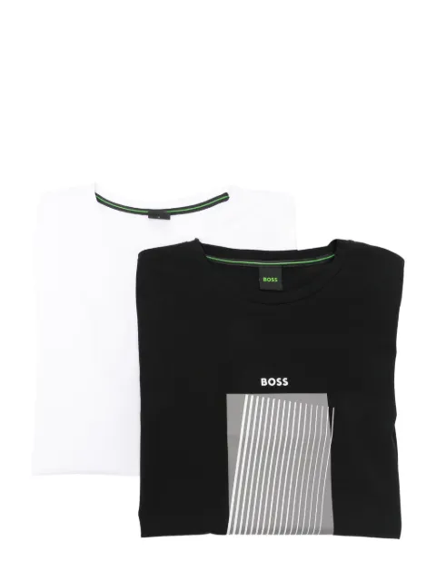 BOSS playera con estampado gráfico