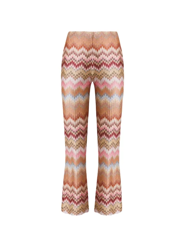 Missoni Zig-zag Trousers in Brown