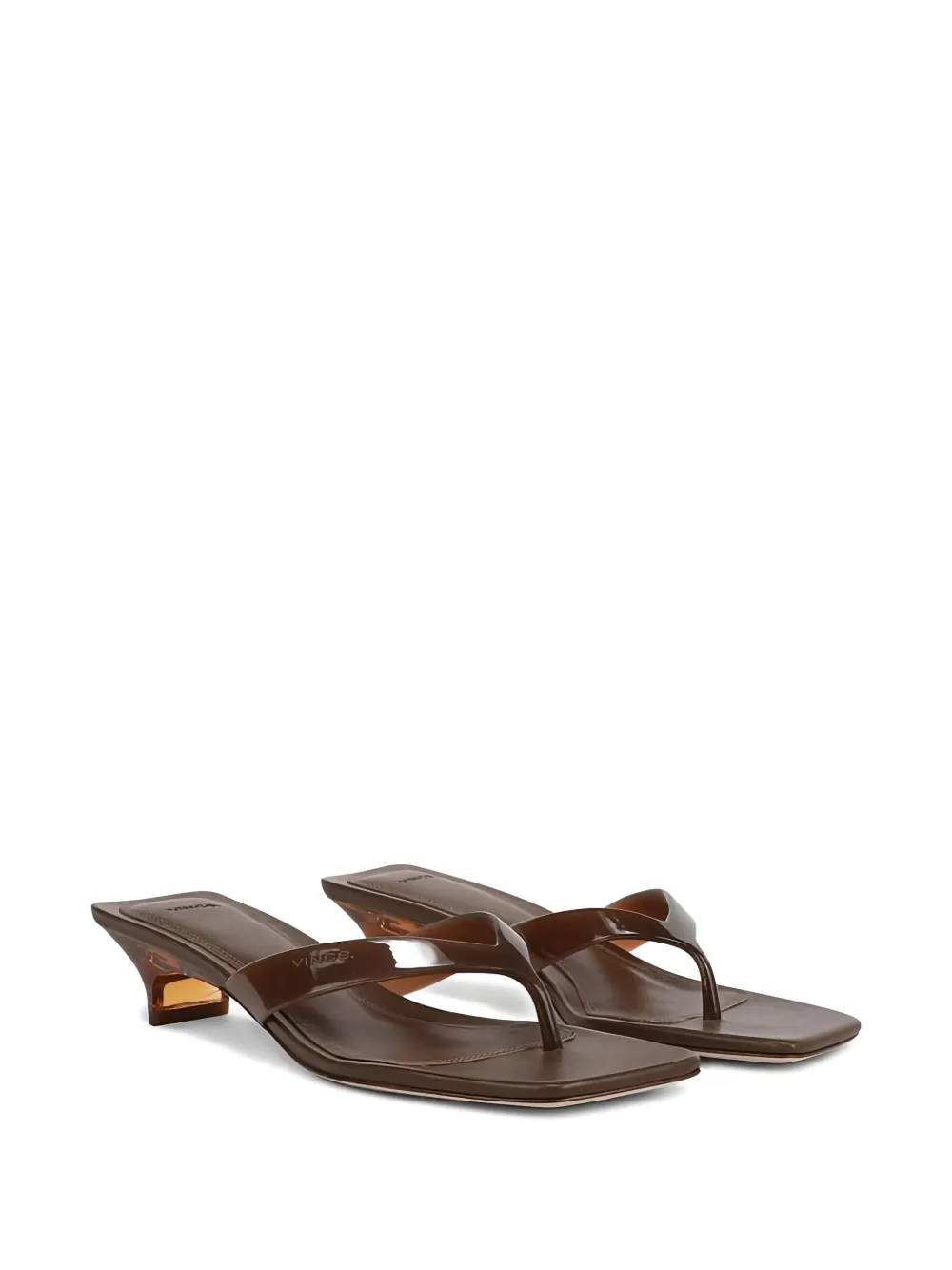 Vince San Juan Jelly sandalen met vierkante neus Wit