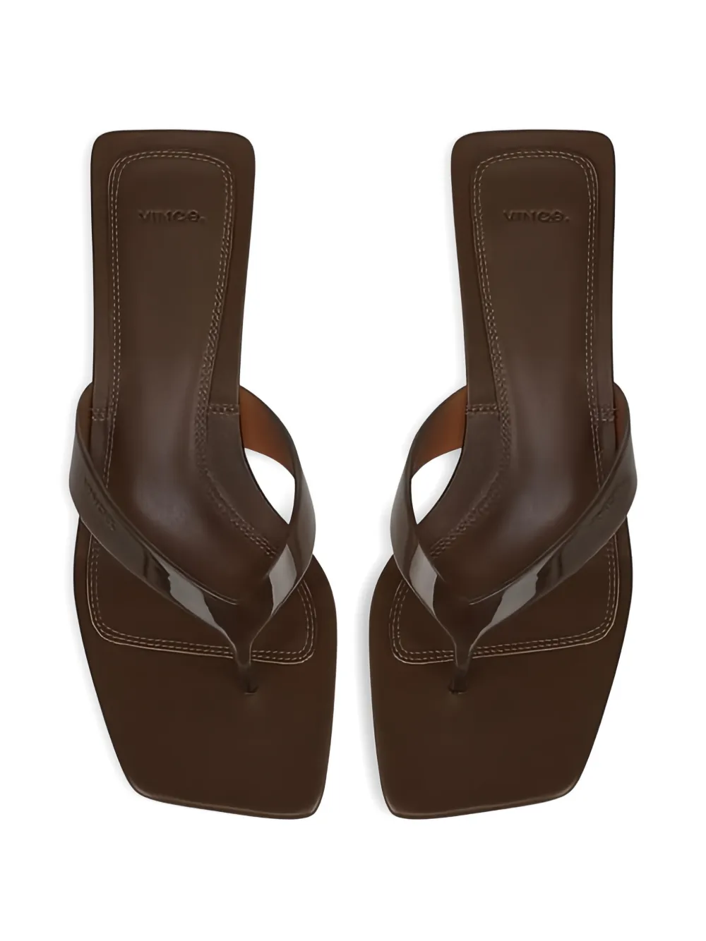 Vince San Juan Jelly sandalen met vierkante neus Wit