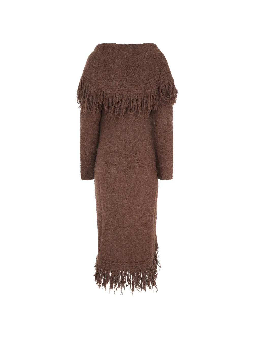  Cult Gaia Victoria Fringed Cardigan - Brown 