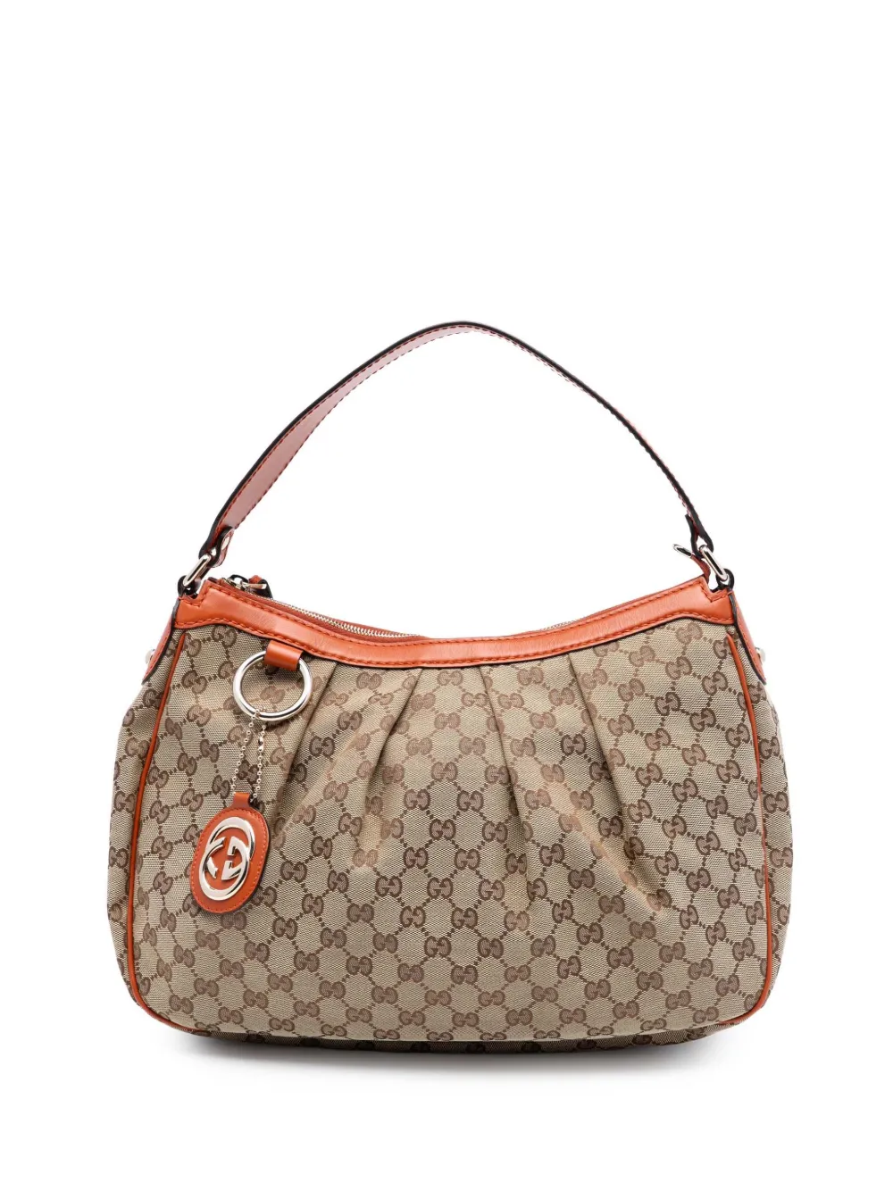 Gucci Pre-Owned Borsa a spalla Sukey in tela GG 2016-2025 - Marrone