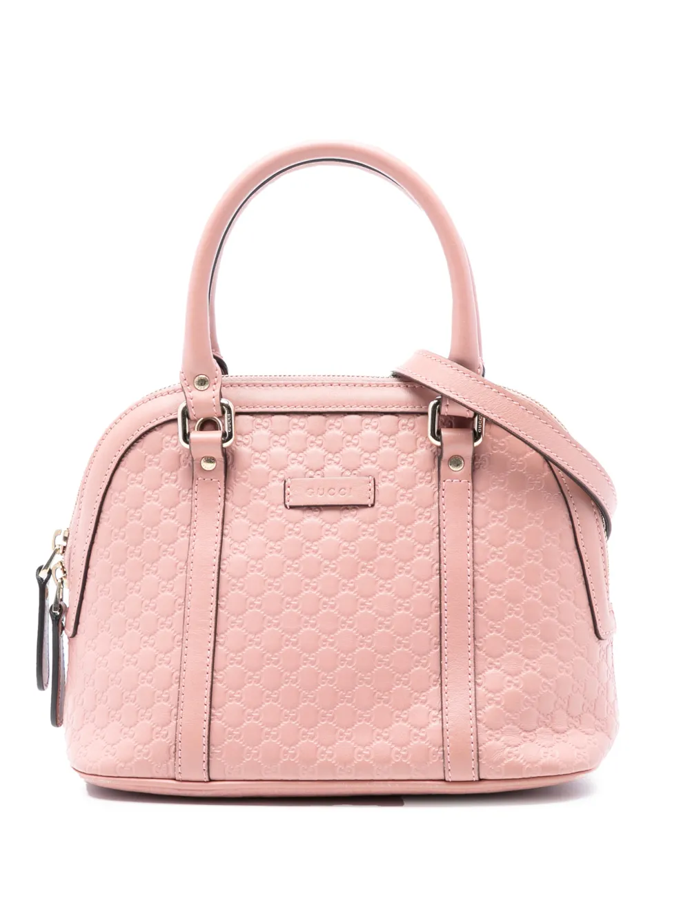 Gucci Pre-Owned Borsa a tracolla Microguccissima Dome mini 2016-2025 - Rosa