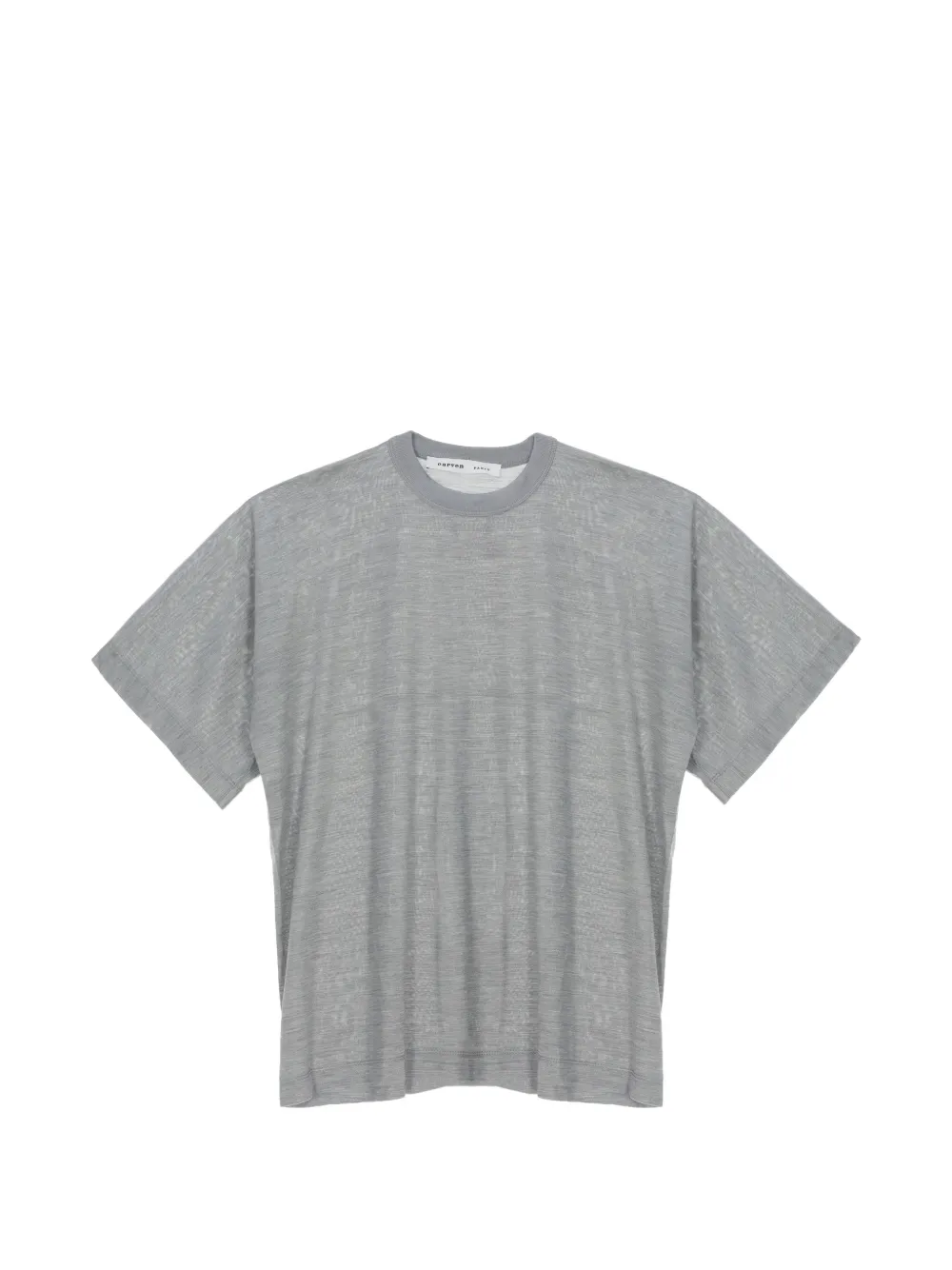 Carven Oversized T-shirt In Gray