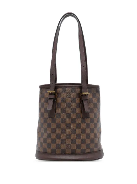 Louis Vuitton Pre-Owned bolsa bucket Damier Ebene Marais 1998