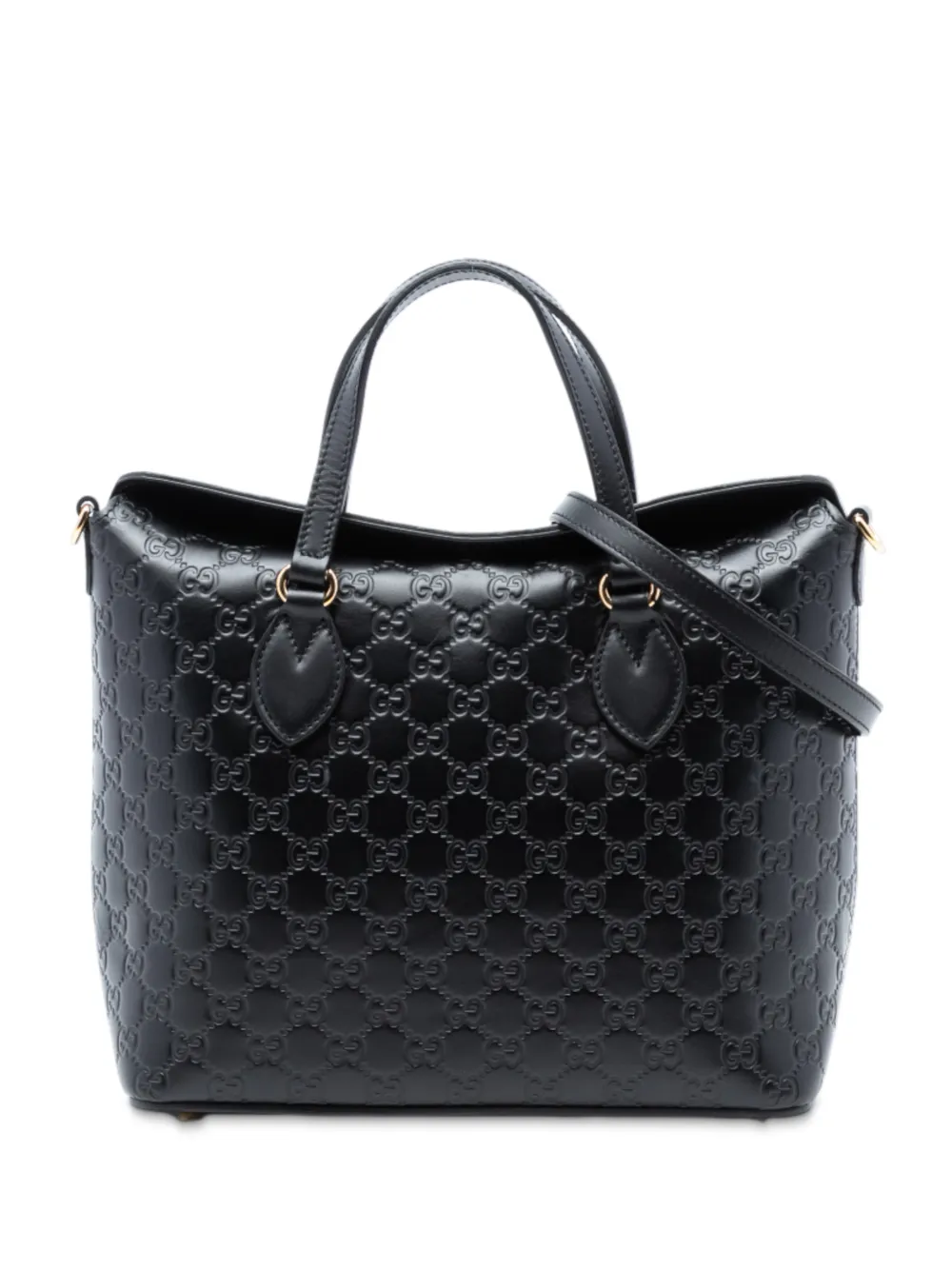 Gucci Pre-Owned Borsa a tracolla Guccissima Linea A 2016-2025 - Nero