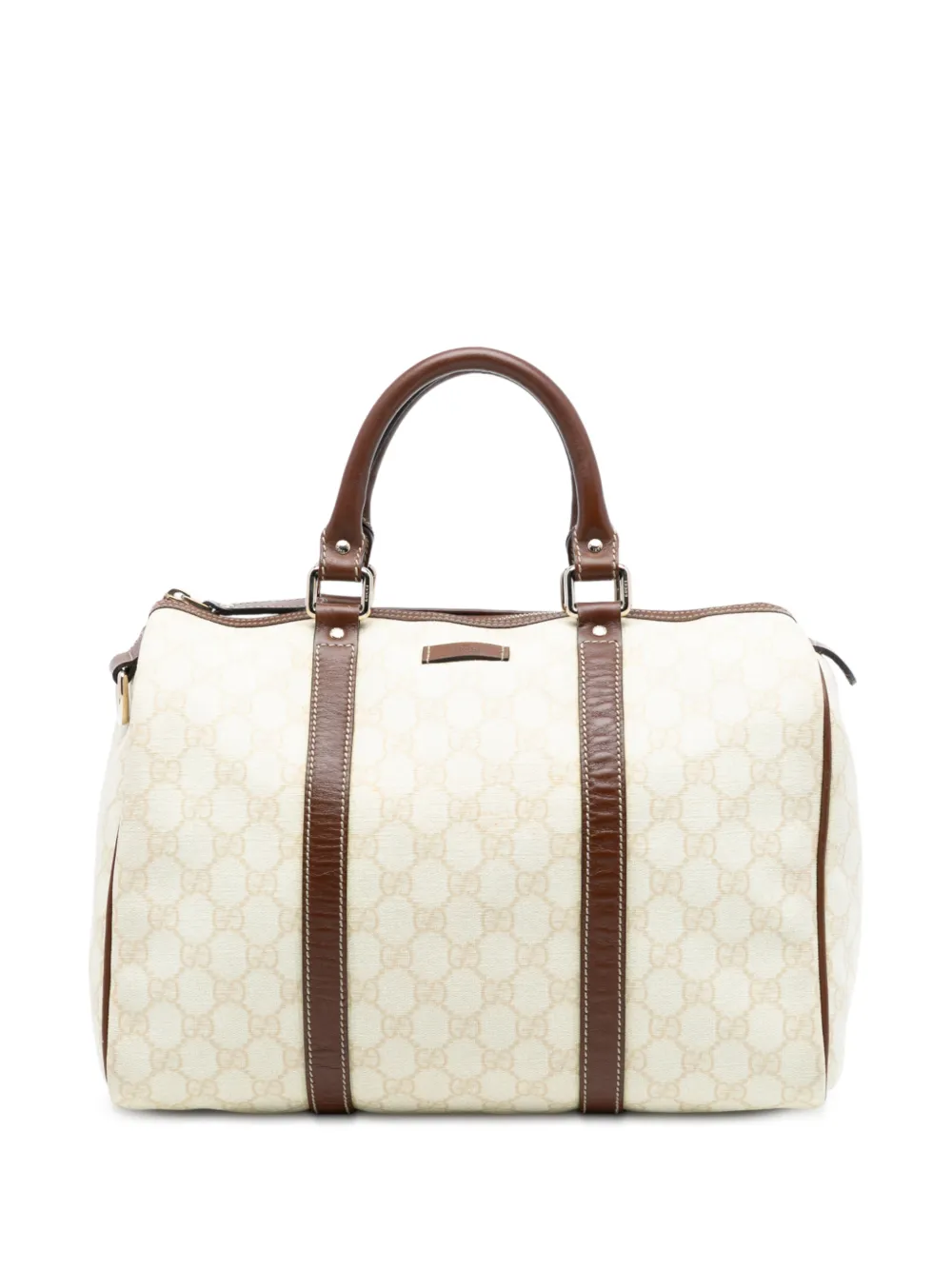 Gucci Pre-Owned Borsa Joy Boston media in tessuto GG Supreme 2016-2025 - Bianco