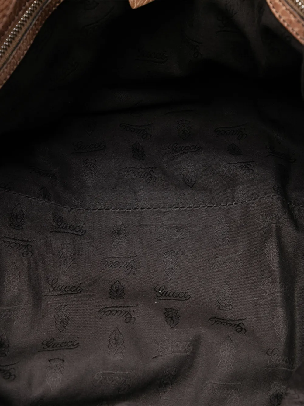 2016-2025 Medium Gg Canvas Bamboo Bar Tote Bag