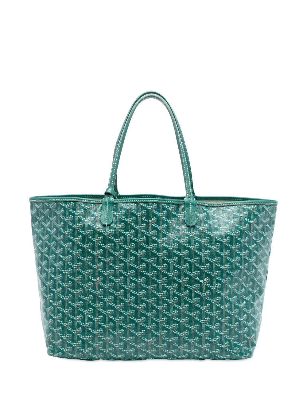 Goyard Pre-Owned Borsa tote Saint Louis PM in tela Goyardine 2019 - Verde