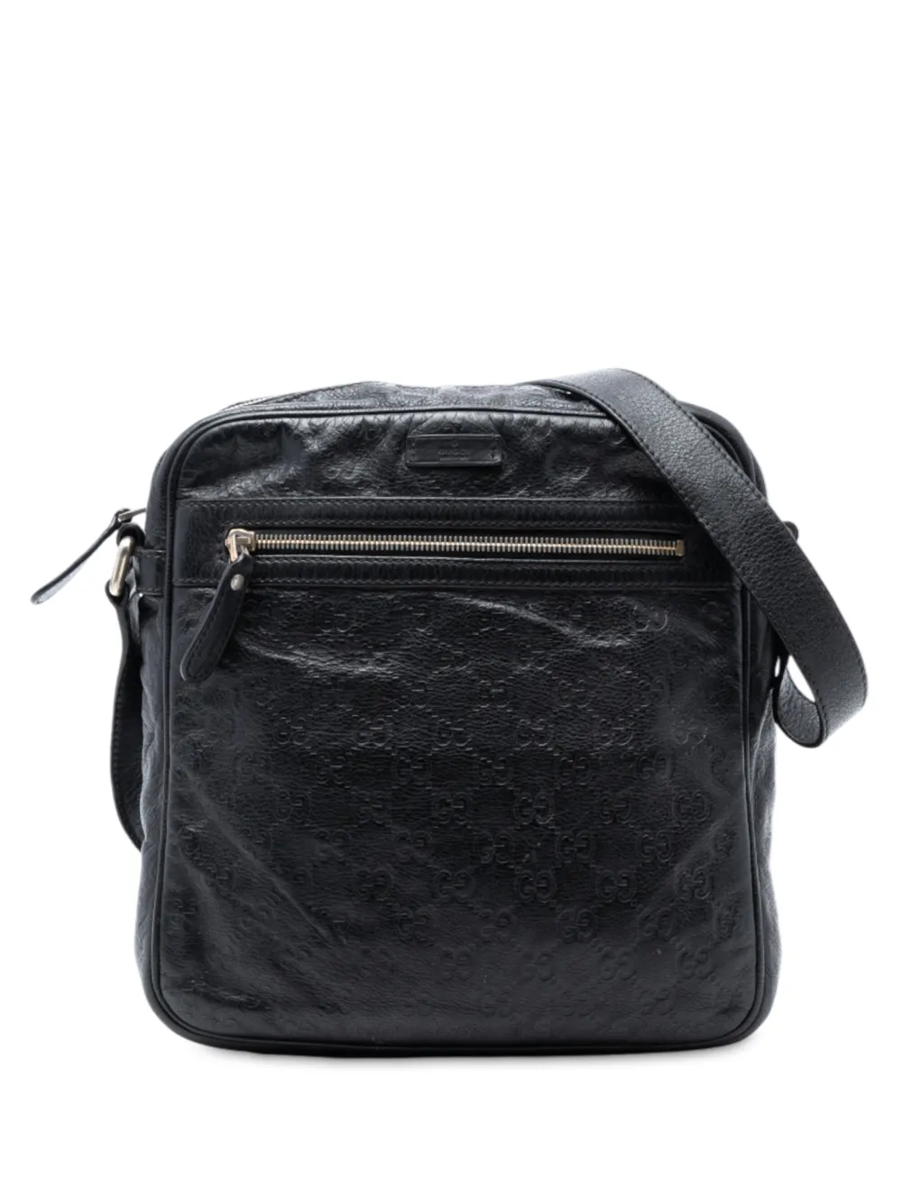 Gucci Pre-Owned Borsa a tracolla Guccissima 2016-2025 - Nero