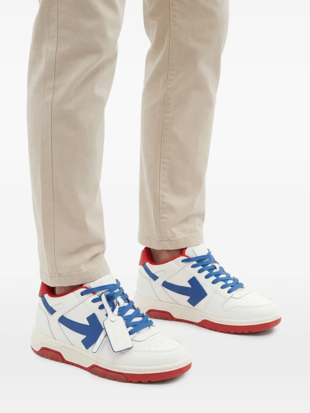 Off-White Out Of Office sneakers met pijldetail Wit