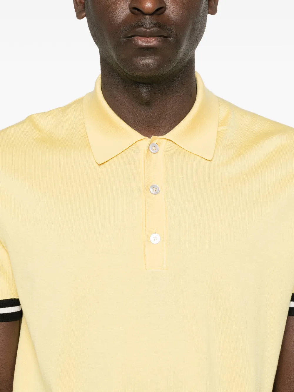 TOM FORD Gestreept poloshirt Geel