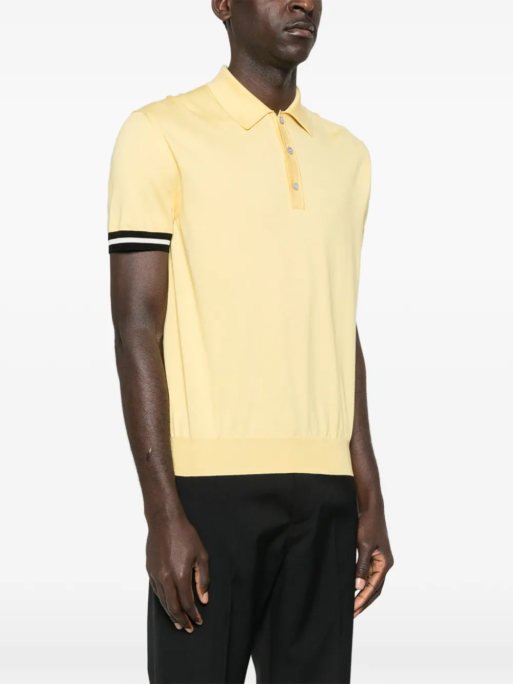 TOM FORD Gestreept poloshirt Geel