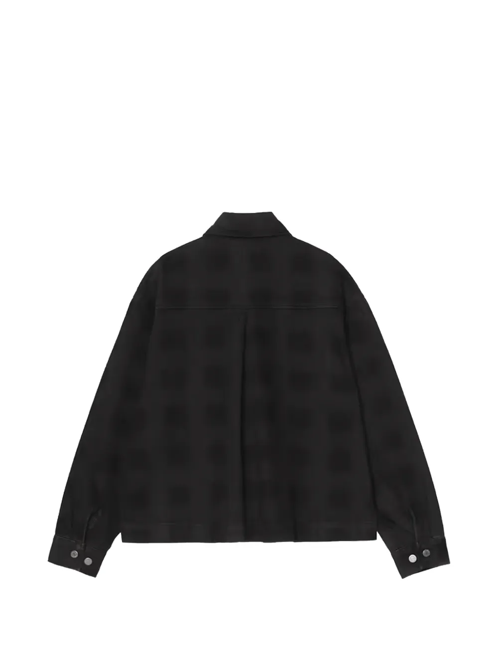 Carhartt W Everson Square Pattern Shirt Jacket In Black