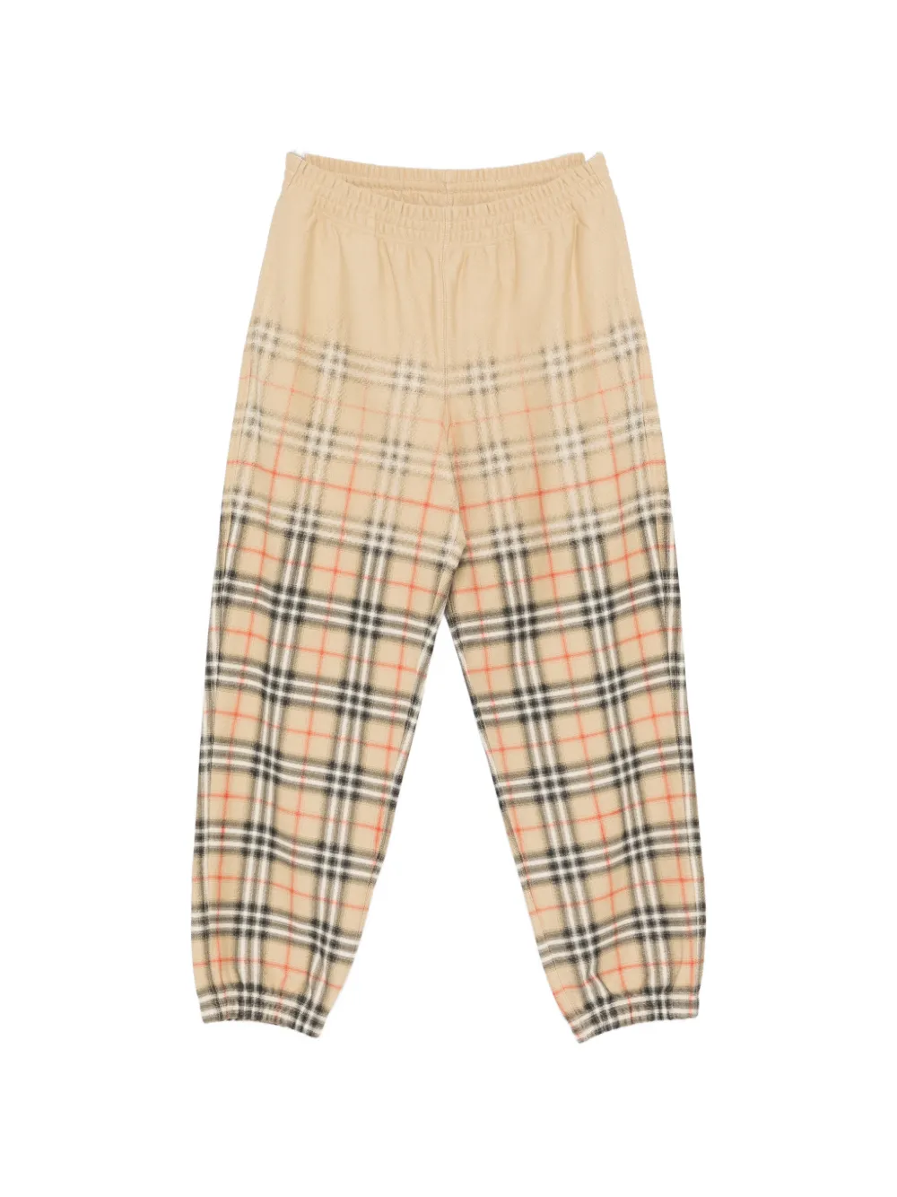 Burberry check-pattern track pants - Toni neutri