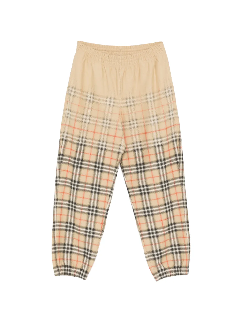 Burberry check-pattern track pants - Toni neutri