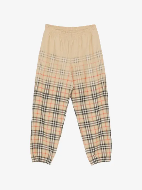 Burberry Pantaloni sportivi a quadri