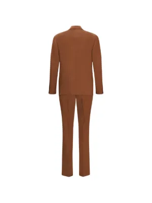 Lardini Iconic ダブルスーツ | ブラウン | FARFETCH JP