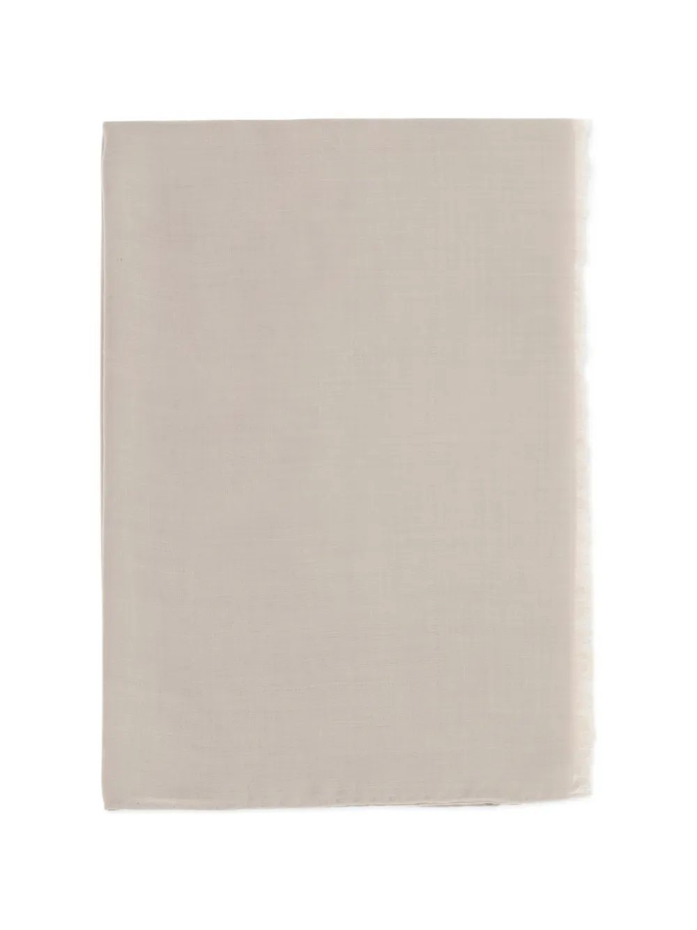 Max Mara Mazzinnia sjaal met franje Beige