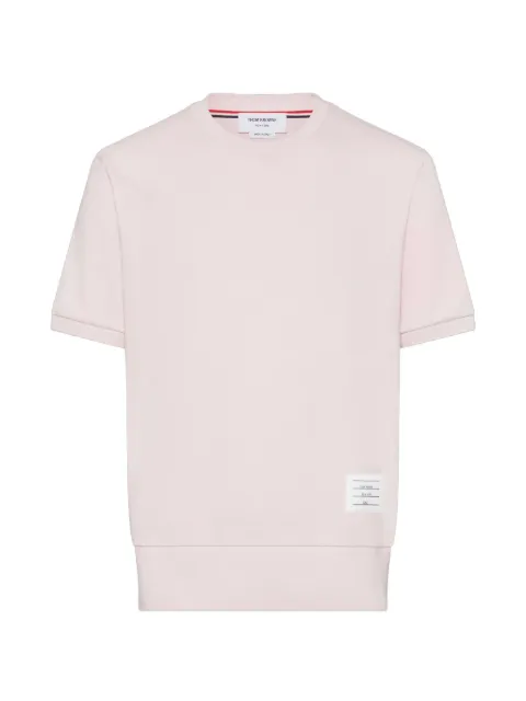 Thom Browne 4-Bar T-Shirt aus Baumwolljersey