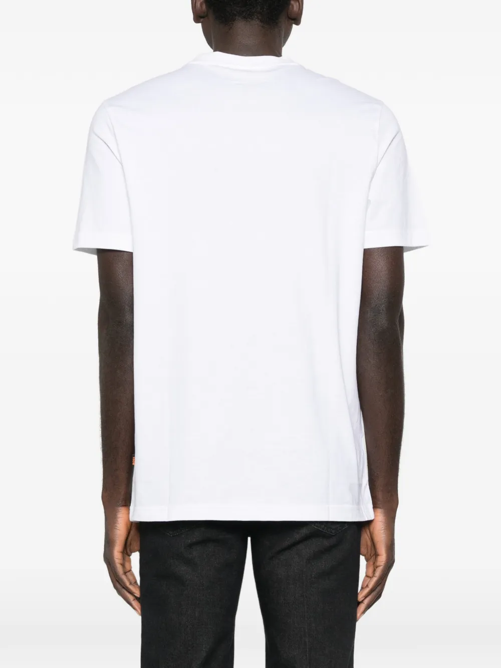 BOSS T-shirt met grafische print Wit