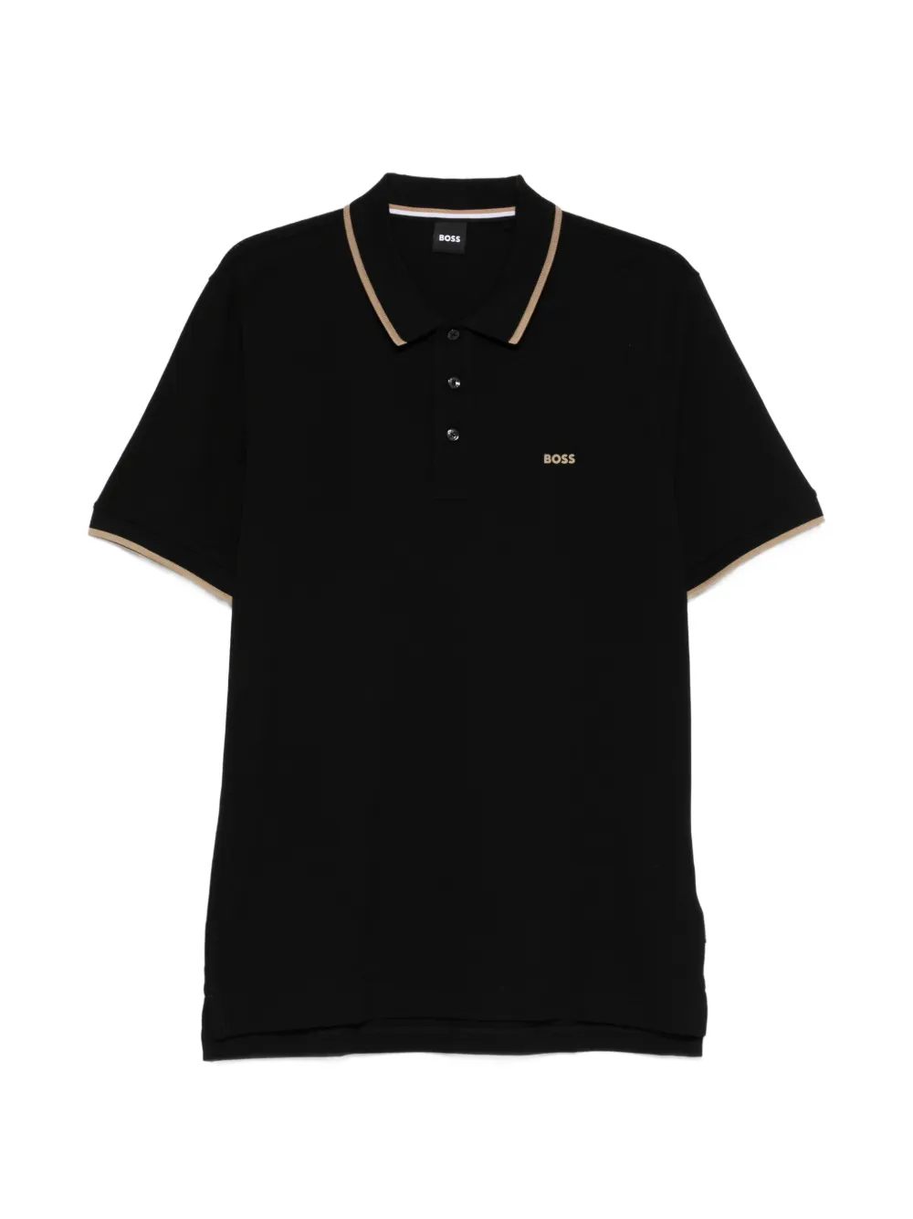 BOSS Polo con logo - Nero