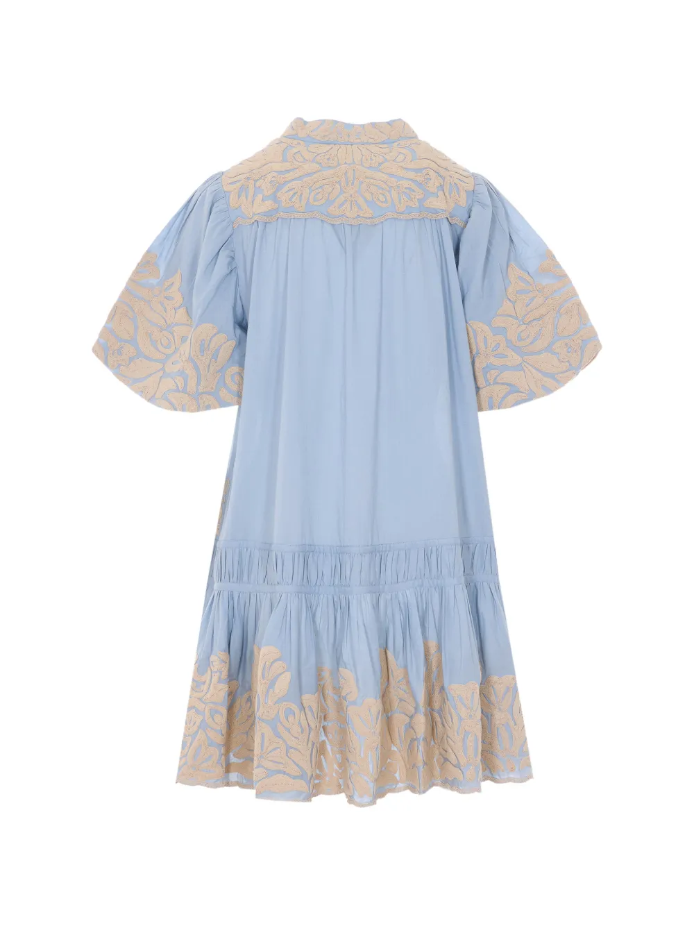 Alexandra Embroidered Mini Dress