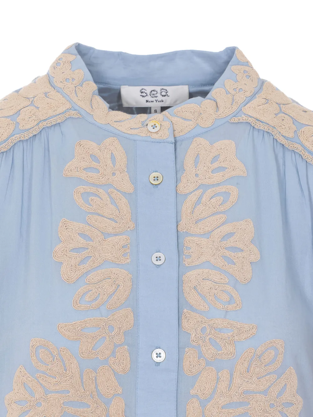Alexandra Embroidered Mini Dress