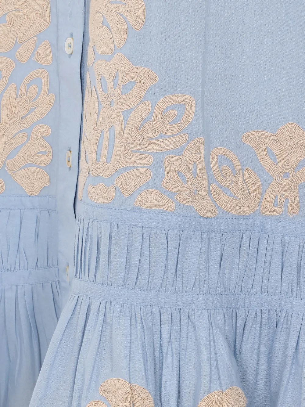Alexandra Embroidered Mini Dress