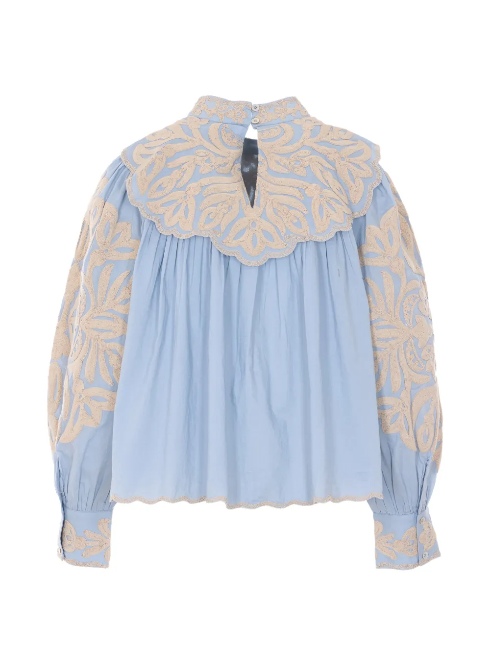  Sea Alexandra Embroidered Shirt - Blue 