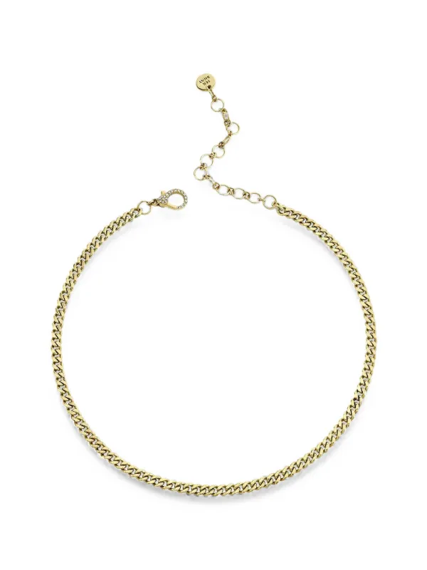 Shay Link Choker Necklace in Gold