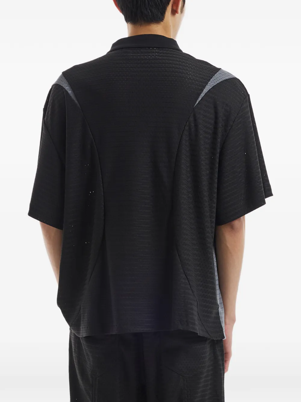 Off Duty Slater T-shirt met V-hals Zwart