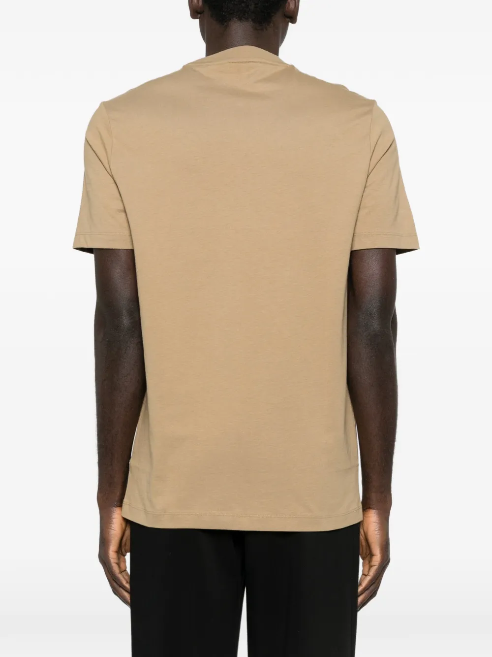 BOSS T-shirt met logo Beige