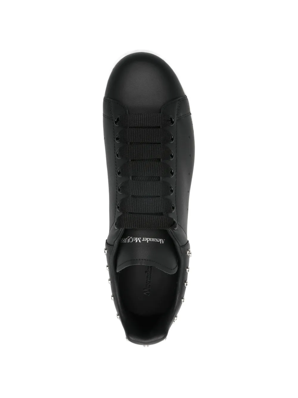 Alexander McQueen Oversized sneakers met ringlets Zwart
