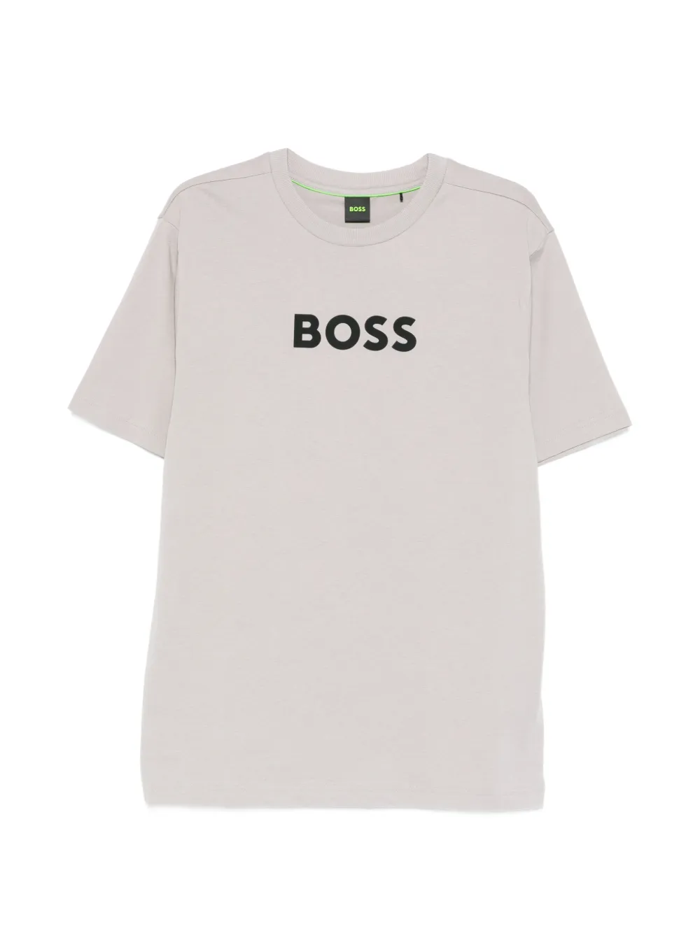 BOSS logo-detail T-shirt - Toni neutri