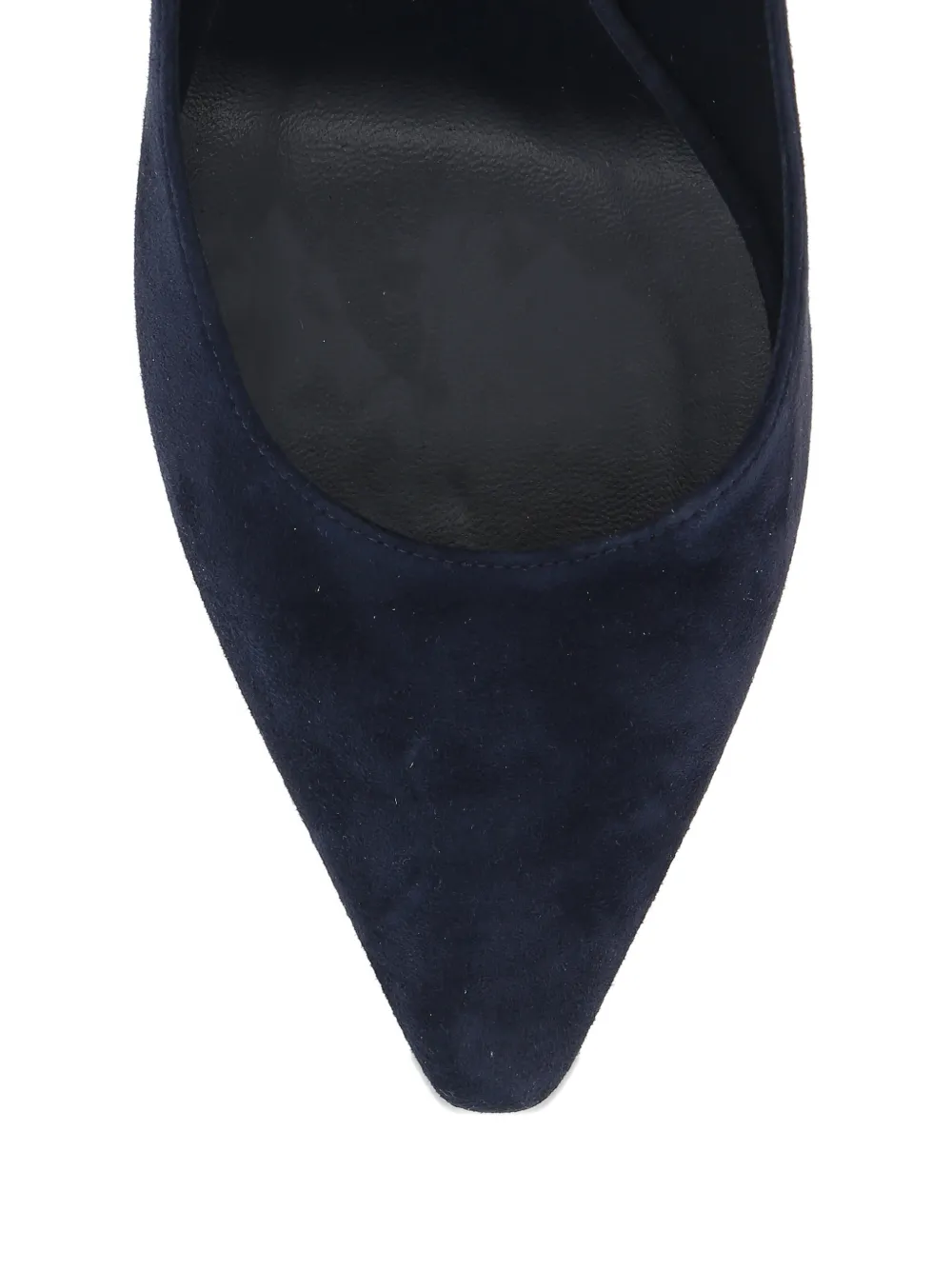 Jimmy Choo Romy 85 suède pumps met puntige neus Blauw