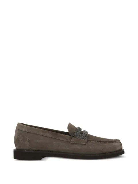 Brunello Cucinelli mocasines con detalle bocado