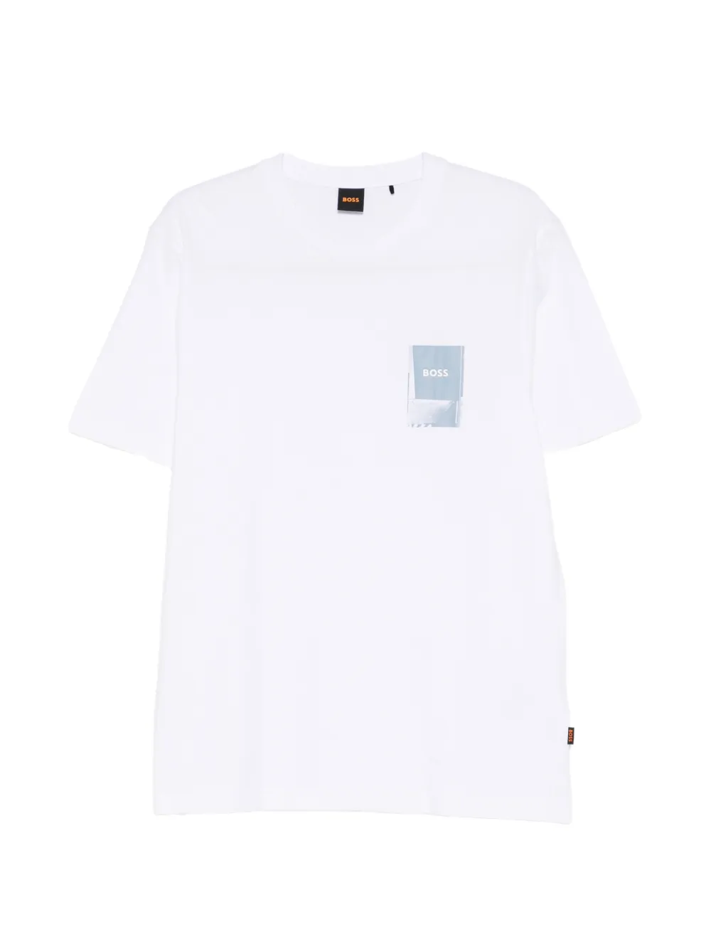 BOSS patch T-shirt - Bianco