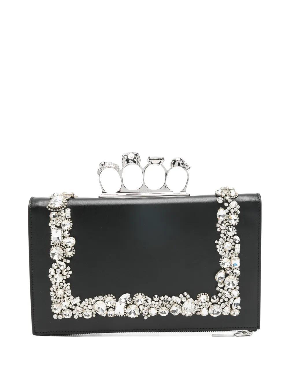 Alexander McQueen Knuckle clutch bag - Nero