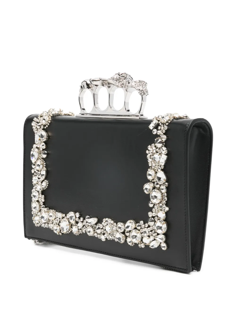  Alexander Mcqueen Knuckle Clutch Bag - Black 