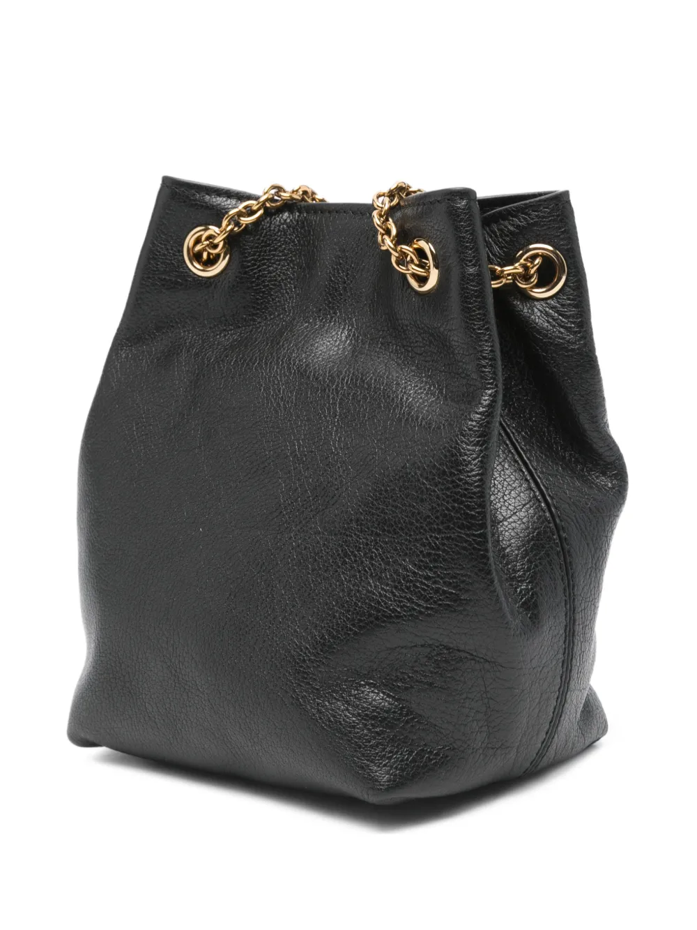 Chloé Horse Medal mini bucket-tas Zwart