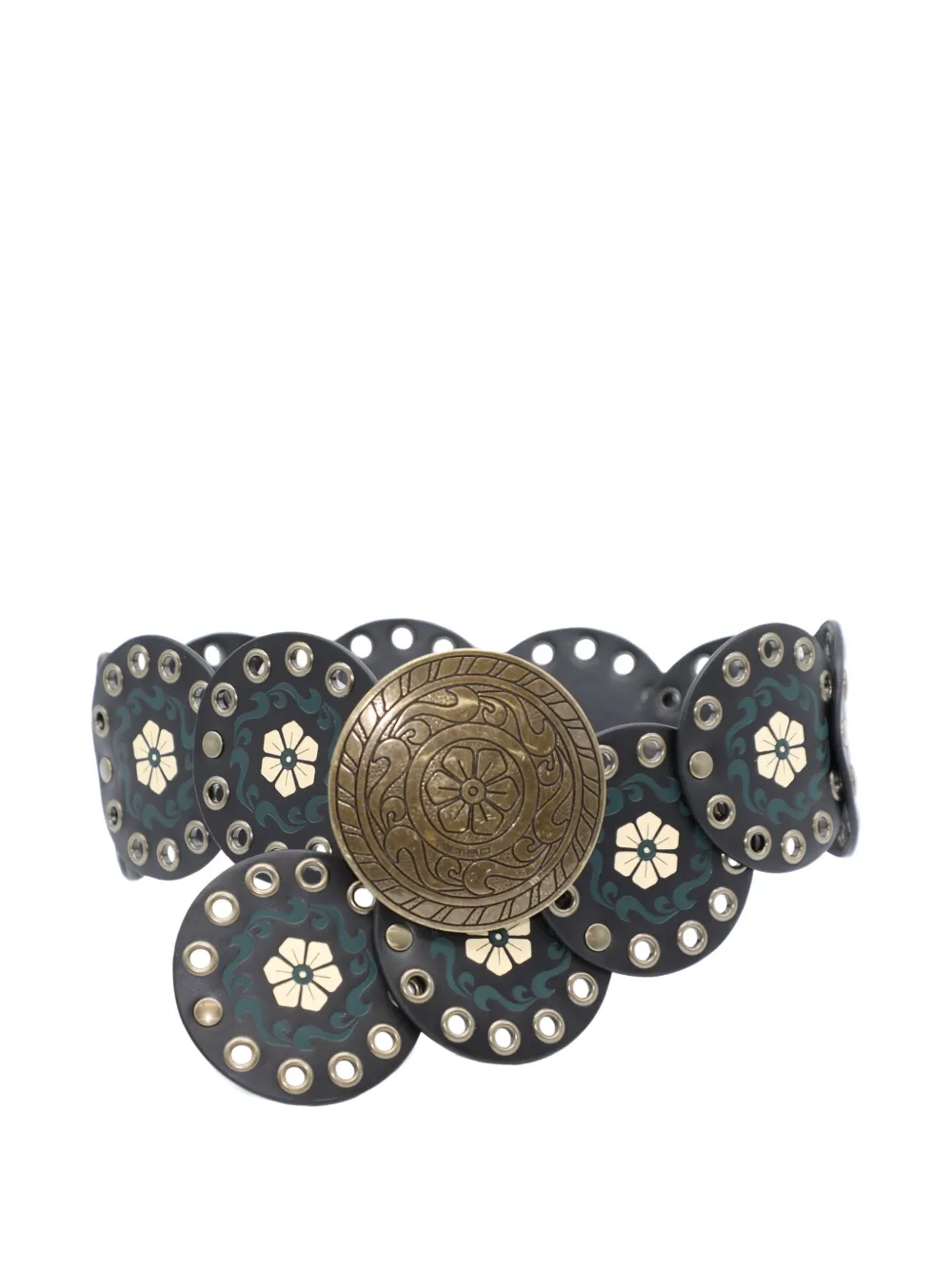 ETRO floral-print belt - Blu