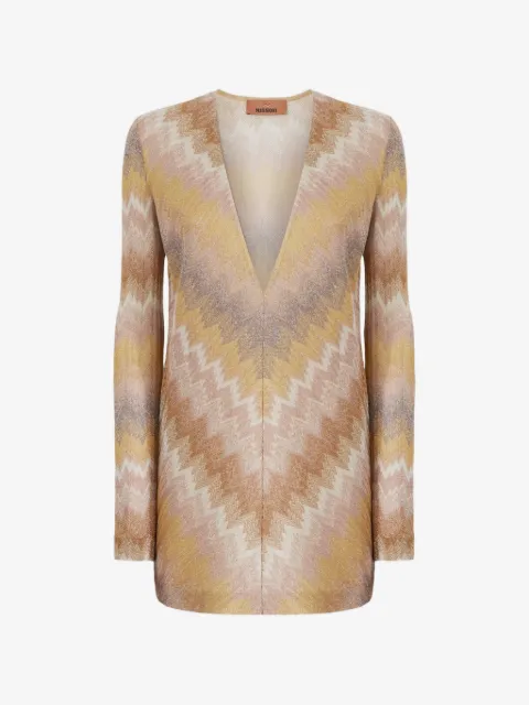 Missoni V-neck mini dress
