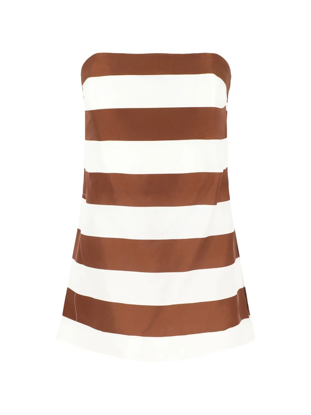 Cult Gaia striped strapless top - Bianco