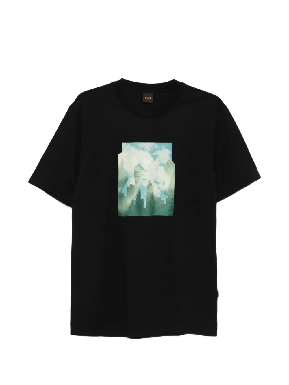 BOSS graphic-print T-shirt - Nero