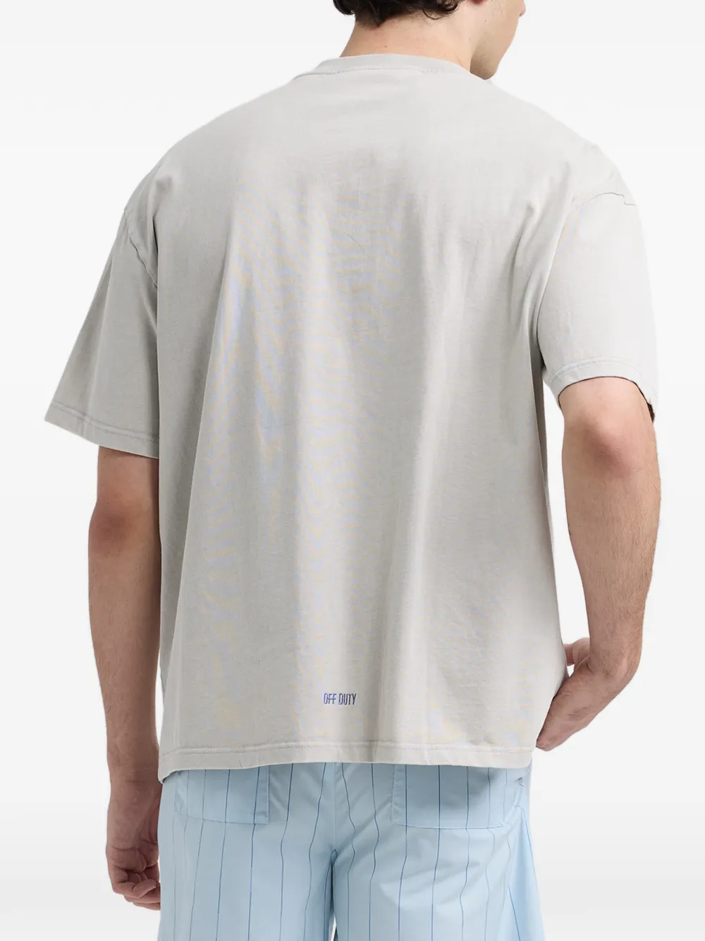Off Duty Give You Life T-shirt Grijs