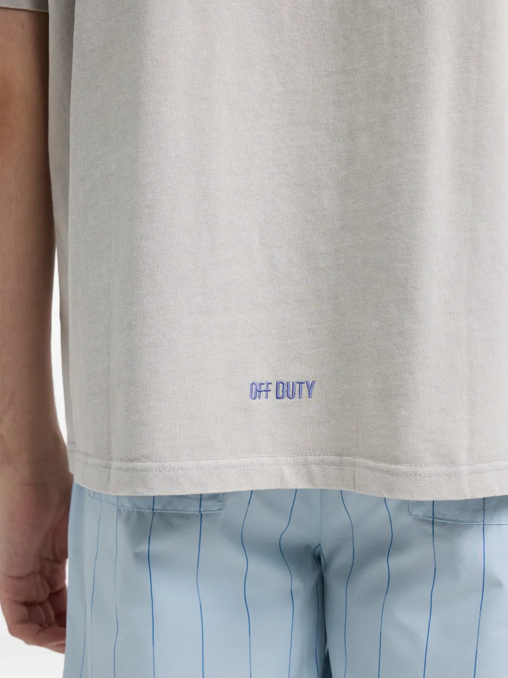 Off Duty Give You Life T-shirt Grijs